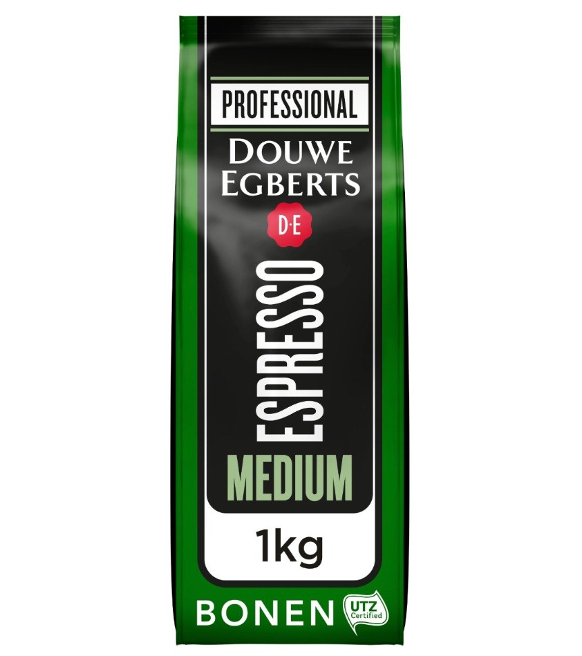 Douwe Egberts Espresso Med.Roast Bonen 1kg